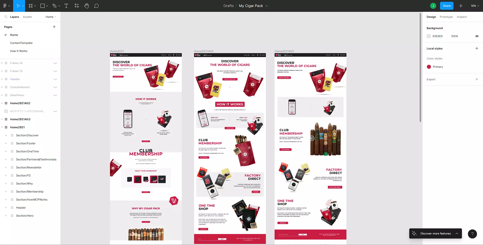 My Cigar Pack Project Image