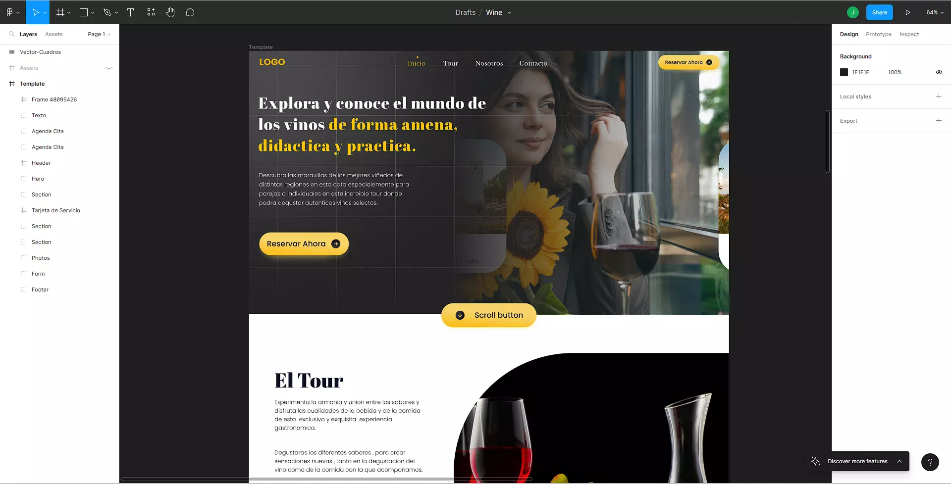 Premium Wine Tour Project Image